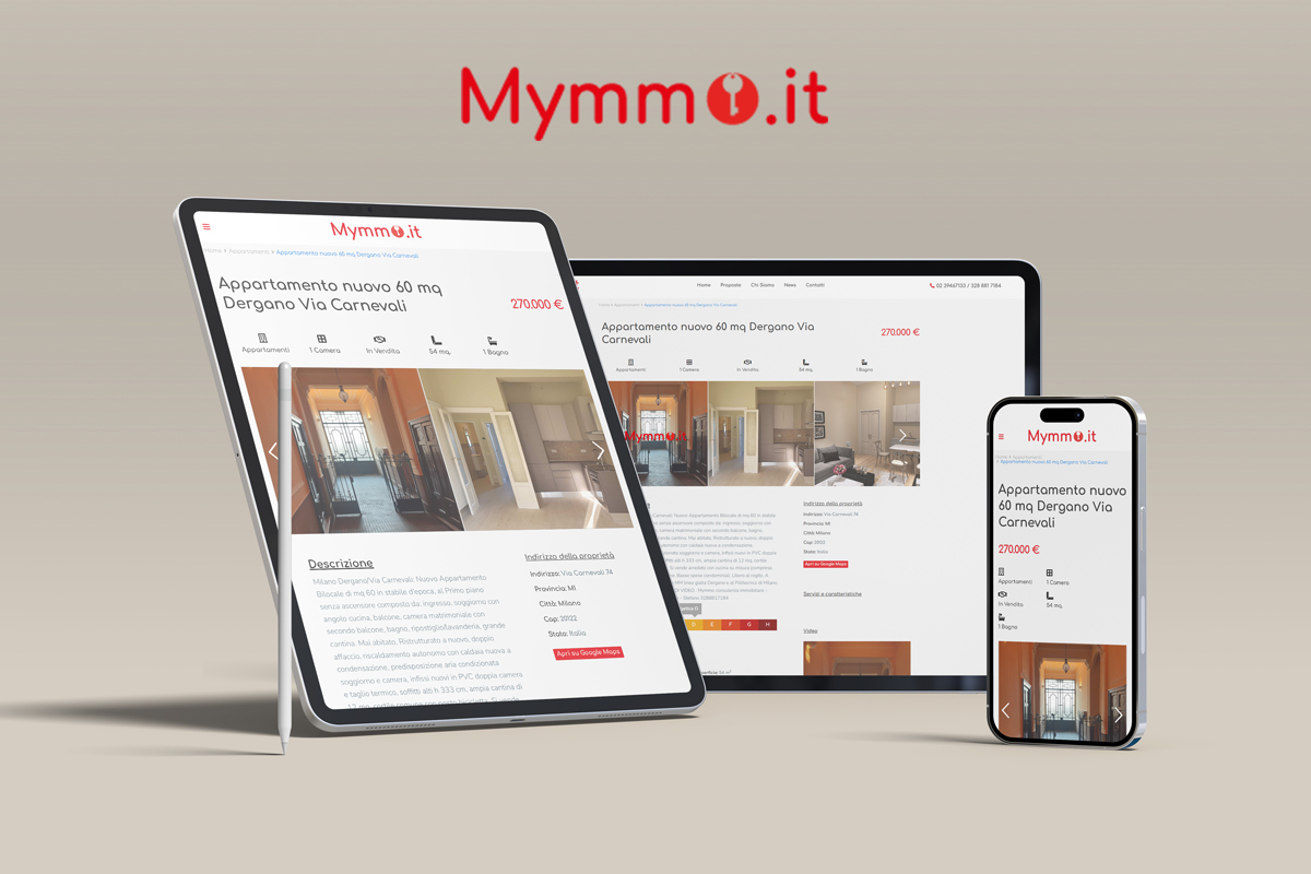 Mymmo Immobiliare Milano – progetto di Davide Machì